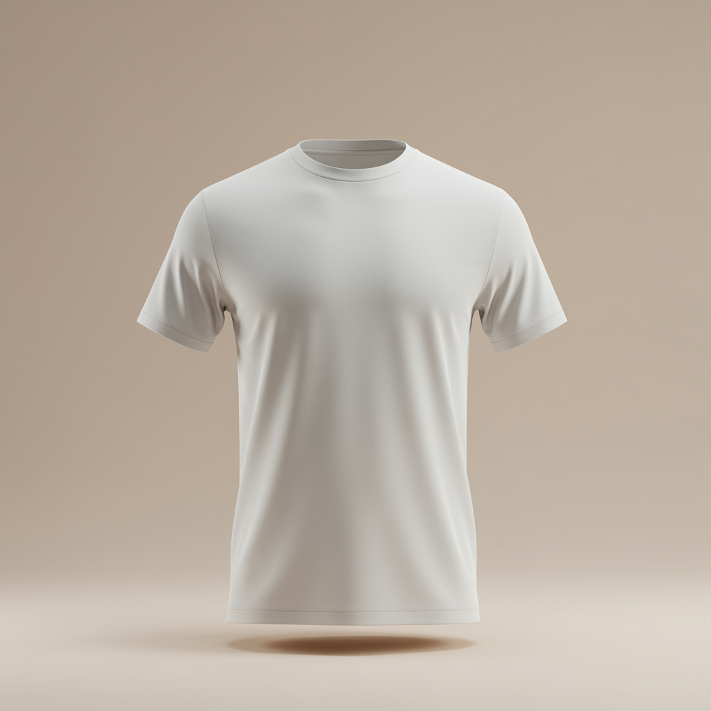 Custom t-shirt design mockup